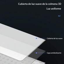 Lámpara de maquillaje de estudio fotográfico LED Cámara de video portátil lámpara de panel fotográfico 2700k - 7500k - 19 pulgadas - Ver 3