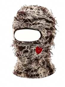 1pc Men's Heart Fashionable Vintage Distressed Cap With Beard And Mask For Personalized And Riding Use Valentine's Day Valentines,Summer,Beach,Holiday,Festival,Travel - Multicolor - View 7