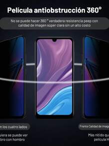 Mica Cerámica Mate De Privacidad Premium Para Samsung vario modelos