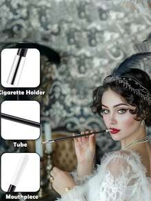 CLESEN Cigarette Prop Realistic Smoke Stick Party Dress-Up Magic Toy Prank Prop For Film, Game, And Animation - Multicolor - View 6