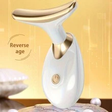 1入金色按摩美容器，多功能進口和聲波振動按摩，臉部按摩器 - 多色 - 查看 3