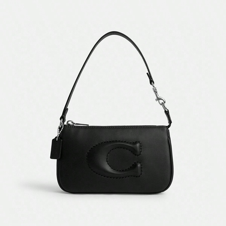 Coach Nolita 19 Classic Monogram Print Zipper Coated Canvas Shoulder