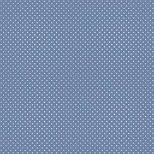 Tricoline Poá Per Meter Printed 100% Cotton - 1.5m Wide - 中藍色微圓點 - 查看 1