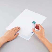 1 pieza Pegamento en barra cuadrado KOKUYO National Honor GLOO - Premio de papelería de Japón, portátil, alta viscosidad, cambio de color, disponible en stock