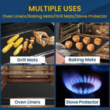 Oven Mat For Bottom Of Oven Heavy Duty Reusable Kitchen Oven Cover Mat Suitable For Microwave Oven Drip Liner