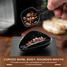 Ensemble de tasse de dosage de grains de café et de bouteille de pulvérisation, récipient de dosage en céramique/plateau de mesure à dose unique pour café ou thé, plateau de dosage de café en céramique avec vaporisateur à café expresso et cuillère, réduit l'électricité statique du café, accessoires à café expresso pour bar à café, retour à l'école