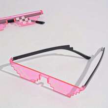 1 件，节日派对道具，派对照片，道具，马赛克趣味派对眼镜，动漫像素眼镜，便宜的东西，奇怪的东西，迷你的东西，可爱美学的东西，酷炫小工具，不寻常的物品，派对装饰品，派对用品 - 彩色 - 查看 6