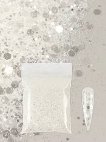 10克混合色六边形粗闪粉，适用于凝胶指甲油、环氧树脂和其他DIY美甲配件 - 彩色 - 查看 16