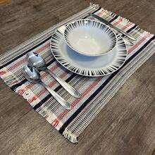 Mats & Pads - Sọc phối đỏ trắng xanh - Xem 3