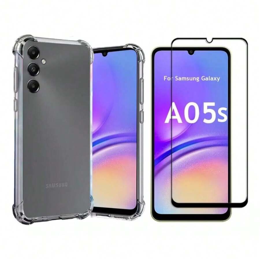 Case Cover + 3D Glass Film For Samsung Galaxy A05S 6.7" - 查看 1