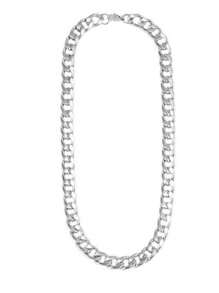 1pc European And American Classic Fashionable Titanium Steel Men's Simple Pendant Design Hip Hop Punk Pendant Necklace, Collarbone Chain, Non-Fading - Silver - View 6