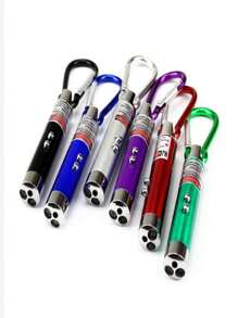 Kit mini chaveiro laser Pointer 3 em 1 Cores Variadas - Kit 5 mini chaveiro laser - Visão 4