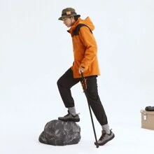 Merrell 户外运动休闲鞋，男士 WRAPT 徒步/徒步旅行防滑透气简约运动鞋 - 灰色 - 查看 1