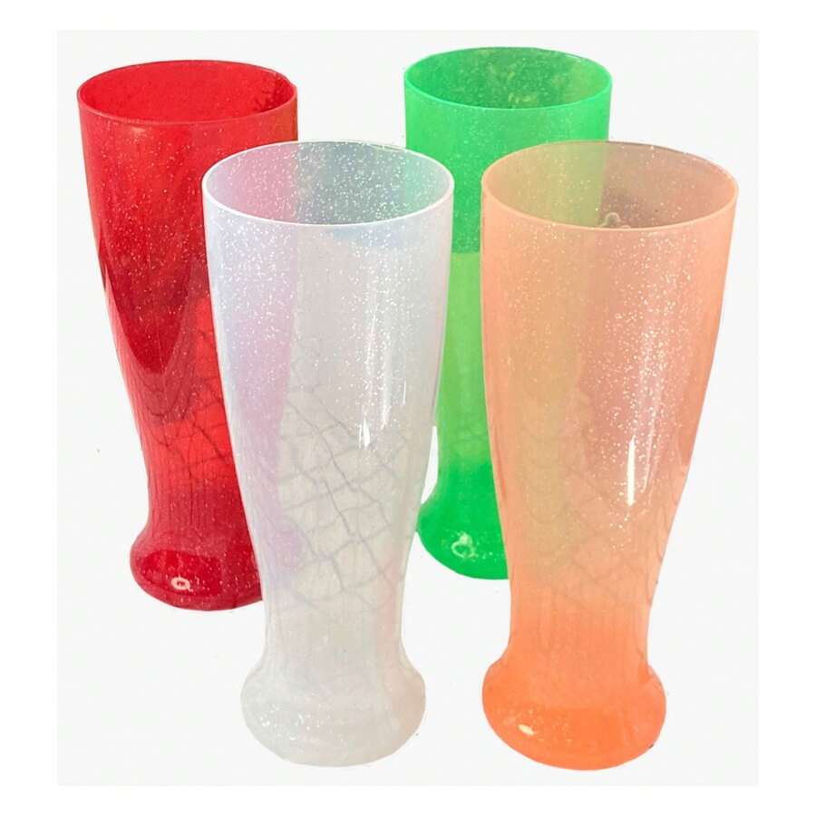 4 Vaso tipo yarda de Capacidad 700 ml c/u con tapa. - Multicolor - Ver 1