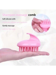 1 Multi-Functional Comb Suitable For Various Shapes, Dry And Wet Dual-Purpose Brush, Massage Hair Brush, Salon Household Wide Toothed Comb, Curling Stick, Black Comb - Multicolor - View 19