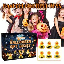 Halloween Duck Blind Box 24 Surprise Rubber Duck Toys Gift Box Countdown Decoration - Multicolor - View 2