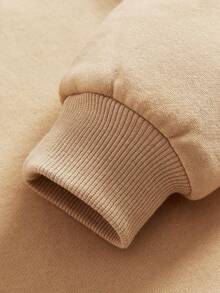 Tween Girls Sweatshirts - Màu Khaki - Xem 3