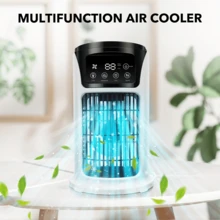 1pc Portable Air Conditioner, Household Small Air Cooler, Office Portable Air Conditioner, 3-Speed Air Cooling Fan Humidifier, Suitable For Home And Office Use - Multicolor - View 3