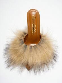 Sandalias de tacón para mujer - Marrón - Ver 4