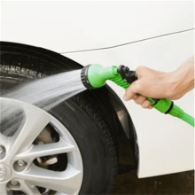 7.5M/15M 家用 3x 伸缩水管 汽车高压洗车水枪 花园浇水套装