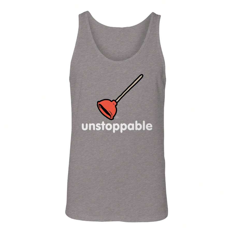 Haywood & Main Unstoppable   Mens Graphic Cotton Tank Top