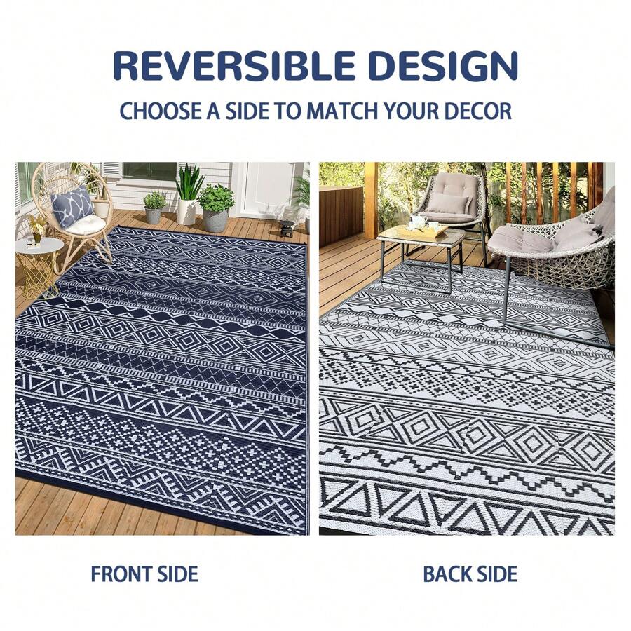 Outdoor Rugs Bohemian Rugs Plastic RV Rugs Camping Rugs Waterproof ...