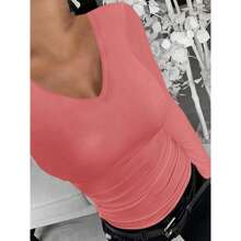 BZB Womens Ribbed Long Sleeve Crewneck Shirts Fitted Sweaters Slim Fit Basic Casual Tops