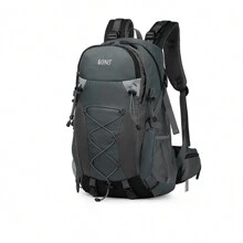 40L Outdoor Hiking Backpack Waterproof Lightweight Multi-Functional With Rain Cover For Climbing Traveling Trekking Suitable For Men & Women - Grey - View 1