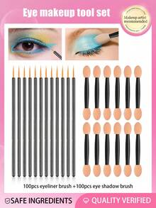 403入組多功能眼妝工具，眉刀，矽膠眼線輔助工具，睫毛刷，眼線刷，眼影刷，眼線輔助工具配有睫毛刷和眉毛梳，睫毛化妝工具套裝，新手化妝的理想選擇，可重複使用的矽膠眼線工具，適用於眼睛/睫毛/眉毛/唇部，女性化妝配件。 - 彩色 - 查看 52