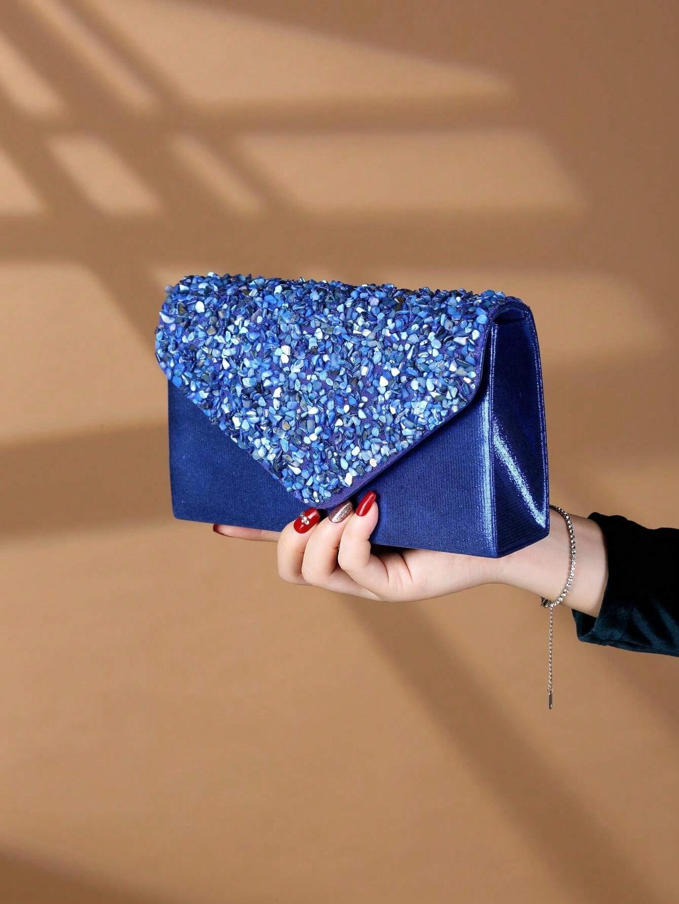 Un Bolso Para Fiesta De Bodas Con Diamantes De Imitación | Meses Sin