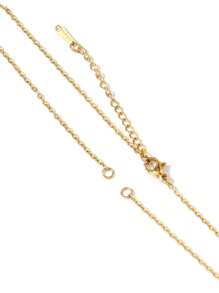 5入組不掉色金色不鏽鋼DIY項鍊鏈，適用於DIY項鍊珠寶製作配件 - DIY Chains - 查看 3