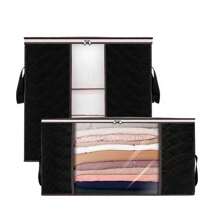 Large Capacity Storage Bag With Reinforced Handle - Clear Window, Sturdy Zippers, Multi-Room, Wall Hanging Organizer For Clothes & Beddingbedroom,Organizer,Organiser,Home Storage,White T Shirt Women,Black Pants Women,Ladies Winter Clothes,Dress,Winter Clothes For Ladies,Elegant Woman Dresses,White Shirt For Ladies,Long Sleeve,White Jumpsuit For Women,Spring Dresses For Women,Spring Outfits For Women,Spring,Spring Clothes,Minimalist,Summer Tops