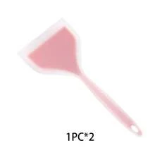 1PC Cooking Spatula Silicone Jade Burning Spatula Silicone Wide Frying Spatula Jade Burning Spatula Kitchen Utensils Silicone Spatula - Baby Pink - View 14