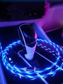 Led Flowing Light Fast Charging Charger Cable 3.28ft/1m, Tpe Charging Data Line Compatible With Vivo/OPPO Ultra/S24/S23 Ultra/S23/S22/S21 Series Compatible With IPhone 16, 16 Pro Max, 15, 15 Plus, 15 Pro, 15 Pro Max,Compatible With Xiaomi, Compatible With OnePlus Type C