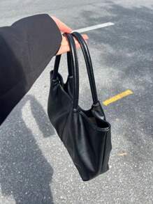 Nuevo bolso de mano para mujer con diseño único, doble asa, gran capacidad, bolso para el hombro para uso casual y diario, adecuado para vacaciones, viajes al trabajo y compras