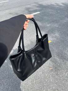 Nuevo bolso de mano para mujer con diseño único, doble asa, gran capacidad, bolso para el hombro para uso casual y diario, adecuado para vacaciones, viajes al trabajo y compras