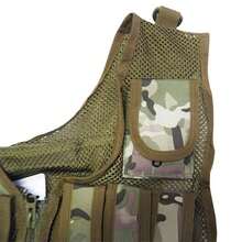 Camouflage Adventure Vest Paintball Adjustable Tactical Military Airsoft (BSL-21296-8) - 彩色 - 查看 6