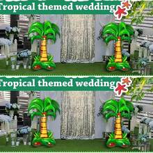 130*90cm夏威夷椰子主题铝膜气球椰汁夏日派对装饰铝膜气球 - 彩色 - 查看 2