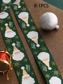 10 Yards/Cuộn Quà tặng Giáng sinh Trang trí tiệc Bao bì Ruy băng nơ Trang trí Giáng sinh Quà tặng tiệc Giáng sinh Vật dụng tiệc Giáng sinh Tiệc Giáng sinh Giáng sinh vui vẻ Đêm Giáng sinh - Nhiều màu - Xem 7