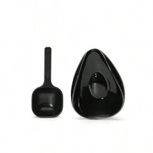 Ensemble de tasse de dosage de grains de café et de bouteille de pulvérisation, récipient de dosage en céramique/plateau de mesure à dose unique pour café ou thé, plateau de dosage de café en céramique avec vaporisateur à café expresso et cuillère, réduit l'électricité statique du café, accessoires à café expresso pour bar à café, retour à l'école