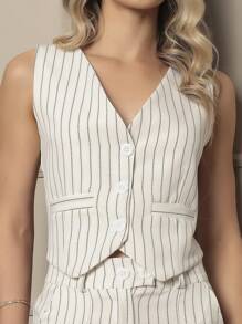 Women Two-Piece Outfits - trắng - Xem 3