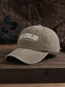 1pc Men's Letter Printed Outdoor Casual Fashion Sun Protection Adjustable Baseball Cap Trucker Hat, Suitable For Daily Wear