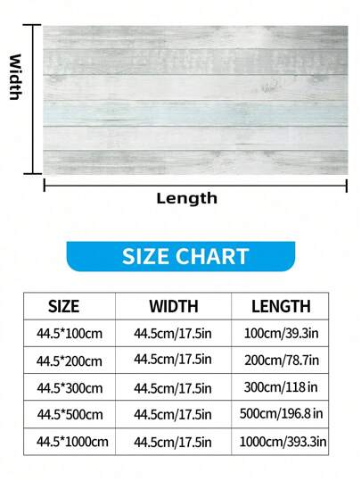 Artyuan Roll Vintage Distressed Wood Grain Peel Stick Wallpaper, Removable Self Adhesive Wallpaper Cabinets, Drawers, Indoor Wand (17.53 Inches Wide 32.8 Feet Long Blue) view 6