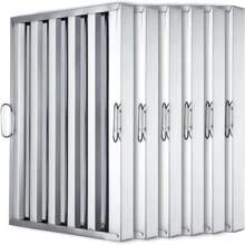 Commerical Hood Filters Pack Of 6 430 Stainless Steel 5 Grooves, Range Hood Filters For Restaurant Kitchen Exhaust Hoods - Silver - View 1
