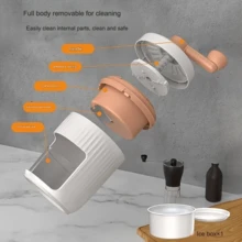 1入手摇冰碎機，冰沙機，剃冰機，迷你機家用冰沙機，手動冰雹機，手動破冰機，廚房用品餐廳配件-家用廚房物品 - 彩色 - 查看 10