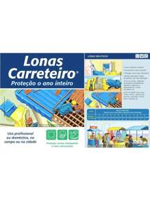 Lona Carreteiro ITAP Encerado Reforcada 5x 4 Mt ( Azul / Amarela) - Amarelo - Visão 5