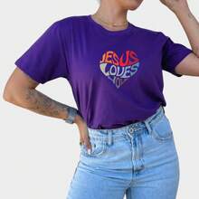 Women T-Shirts - Màu tím - Xem 1