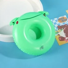 1pc Floating Inflatable Cup Holders Beverage Coasters, Inflatable Floating Cup Holder, Swimming Pool Beverage Coaster, Mini Floating Cup Holder, Summer Swimming Pool Party Decoration