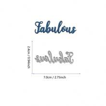 Corte de Metal DIY para Álbum de Recortes de Natal, Halloween, Aniversário, Decoração de Cartão 3D com Texto de Saudações 2024 Novo