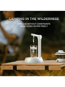 1 Piece Bench Water Bottle Water Dispenser, Bedside Water Dispenser, Portable Removable Type-C Charging, Application Home, Office, Camping - Multicolor - View 7